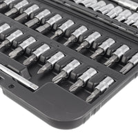 Набор торцевых головок и бит INTERTOOL 1/4", метрический, 46 предметов, компактный жёсткий кейс | ET08-8046 