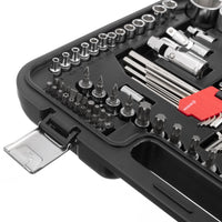 INTERTOOL 1/4", 3/8", 1/2" Drive Socket & Spanner Set, Metric, 126 pcs | ET08-8126