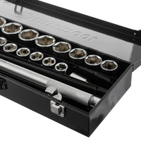 INTERTOOL 3/4" Drive Socket Set, Metric, 21 pcs | ET08-8321