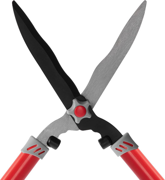 Tijeras cortasetos INTERTOOL de 22 pulgadas: cortadoras manuales para arbustos, boj y jardinería, hoja ondulada | FT08-1102