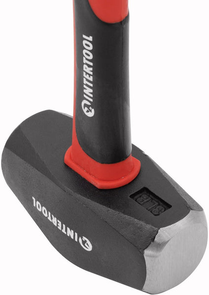 INTERTOOL 3 lb Drilling Hammer | 12” Fiberglass Handle | HT08-0246