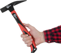 INTERTOOL Carpenter’s Roofing Hammer, 21 oz., 13" Fiberglass Handle | HT08-0230