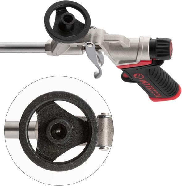 Пистолет для пены INTERTOOL из нержавеющей стали с антипригарным покрытием PTFE | PT08-0609 