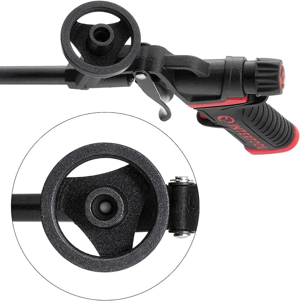 Pistola de espuma en aerosol INTERTOOL, aislante de sellador, revestimiento completo de teflón y mango profesional | PT08-0610