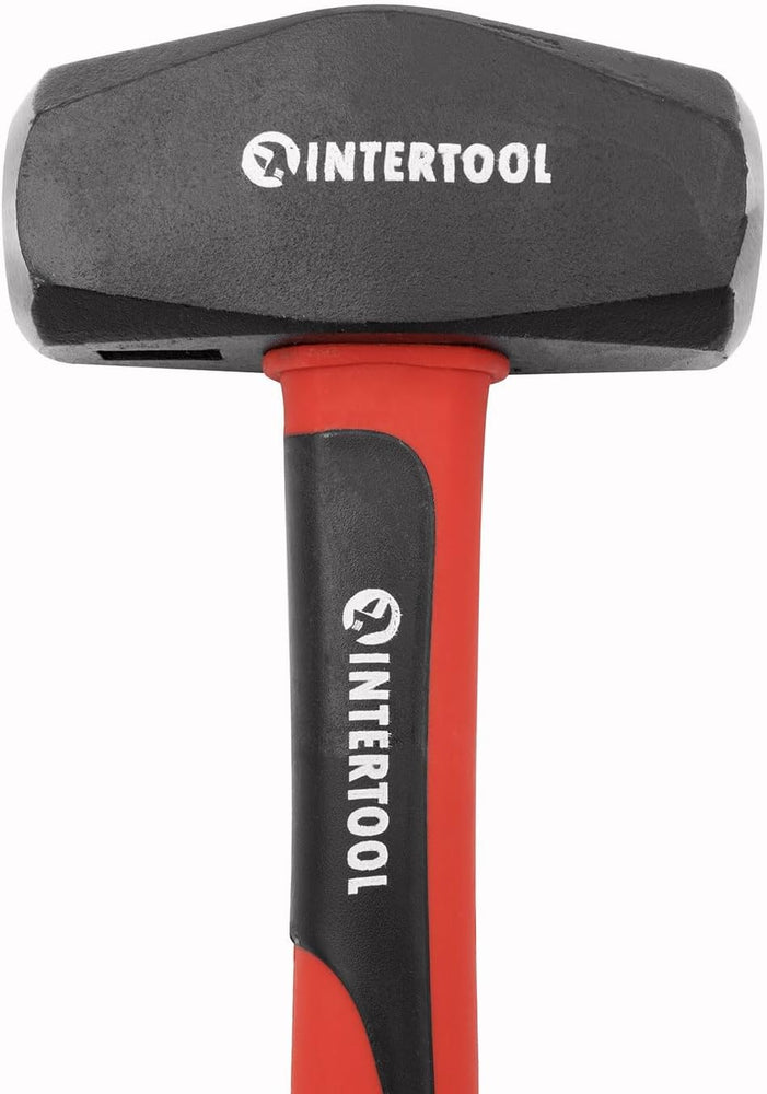 INTERTOOL 3 lb Drilling Hammer | 12” Fiberglass Handle | HT08-0246