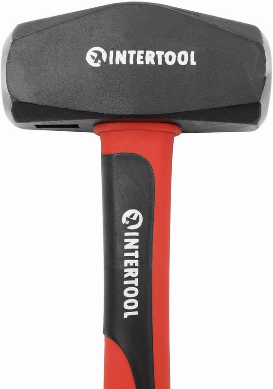 INTERTOOL 3 lb Drilling Hammer | 12” Fiberglass Handle | HT08-0246