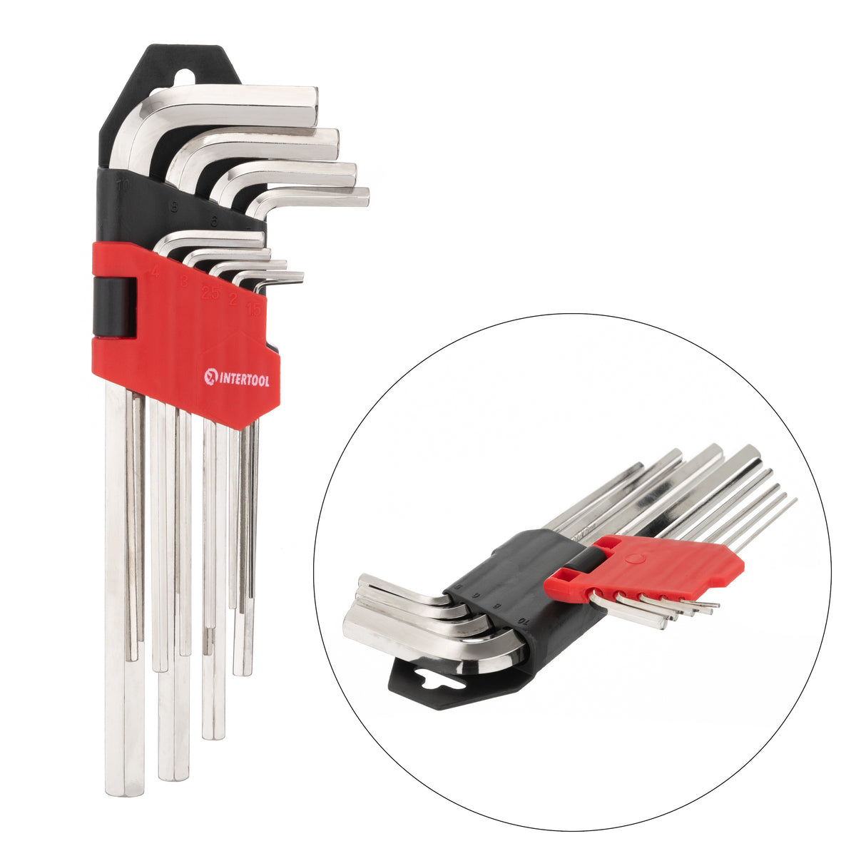 INTERTOOL 1/4", 3/8", 1/2" Drive Socket & Spanner Set, Metric, 126 pcs | ET08-8126