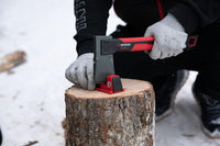 INTERTOOL Axe & Knife Sharpener - Ceramic Stone Grinding Wheel, Multipurpose Blade Tool, Fiberglass Case |  HT08-0553