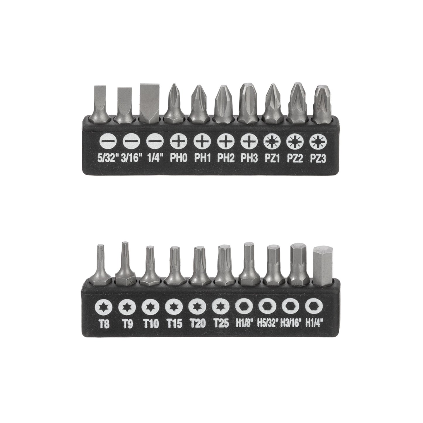 INTERTOOL Набор магнитных отверток 27 шт. в пластиковом кейсе | VT08-3351