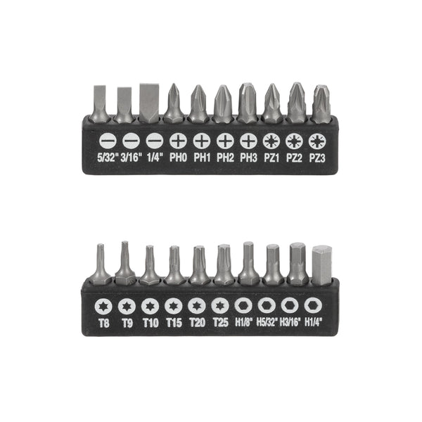 INTERTOOL 27-Piece Magnetic Screwdriver Set in Plastic Case| VT08-3351