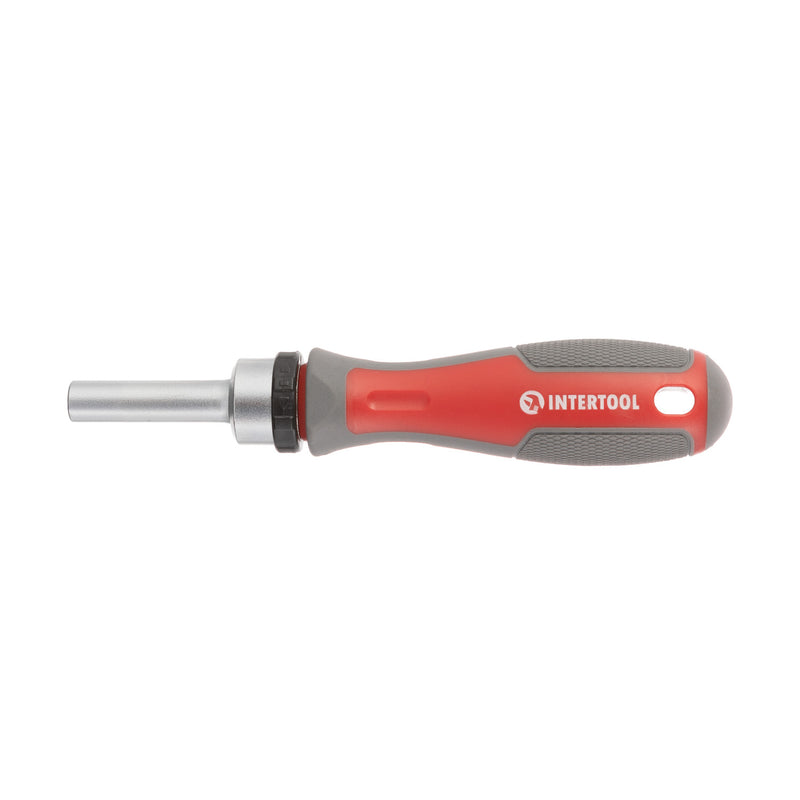 INTERTOOL 31 pcs Ratchet Multi-Bit Screwdriver, Attachable Storage Case | VT08-3374