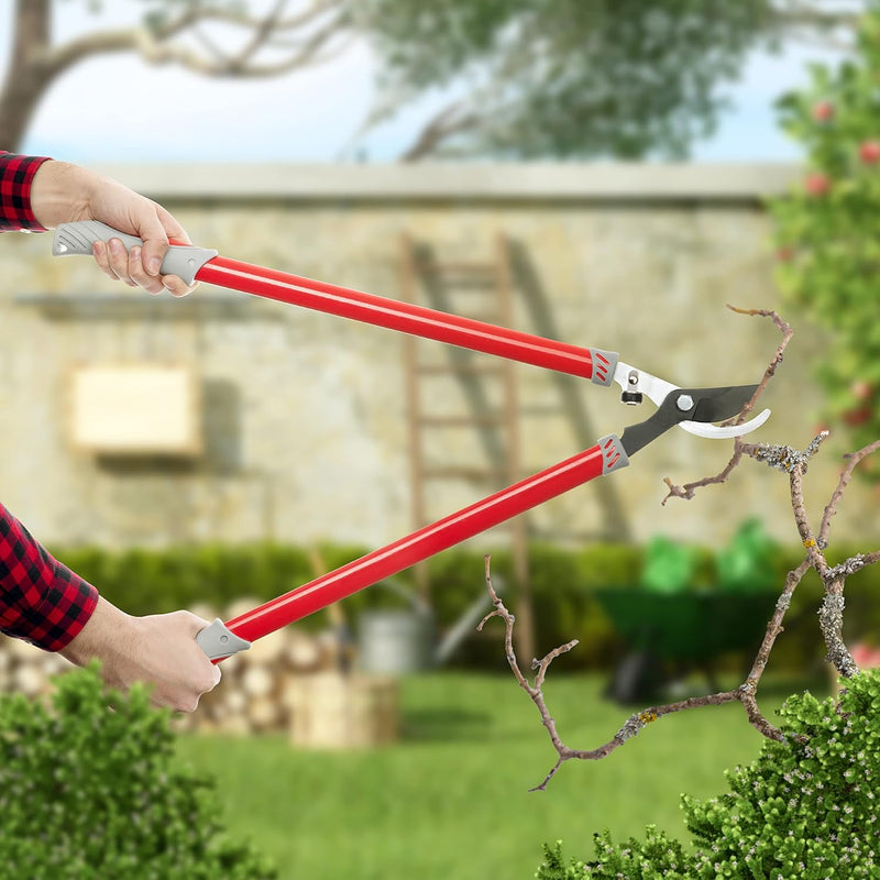 Tijeras de podar de 29” de INTERTOOL: podadora manual de ramas de árboles con mangos largos y ergonómicos | FT-1107