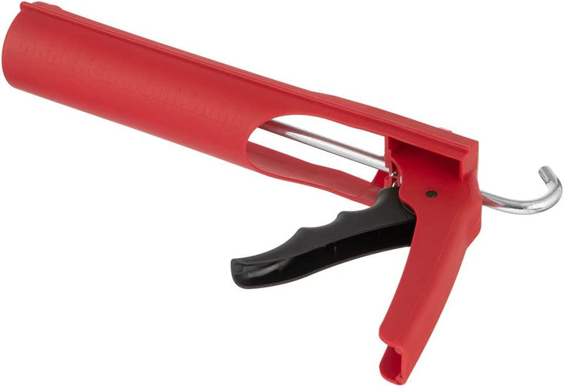 INTERTOOL Drip-Free Caulking Gun - 10 oz, 10:1 Thrust Ratio, Lightweight, Smooth Rod, Quiet Ratcheting | HT08-0027