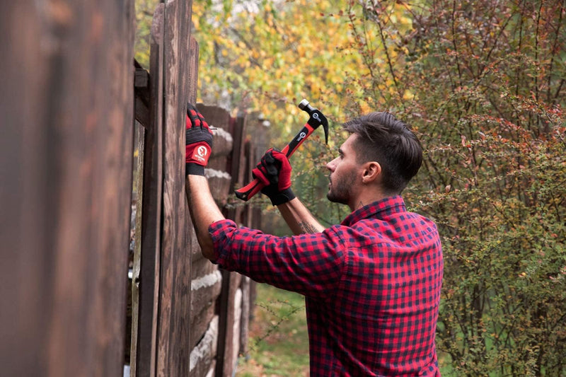 INTERTOOL Curved Claw Hammer, 1 lb., 12" Fiberglass Handle | HT08-0223