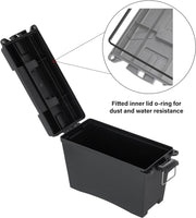 Caja de campo INTERTOOL: apilable, resistente al agua, con cierre seguro, con cerradura y contenedor de munición protector | BX08-0290 