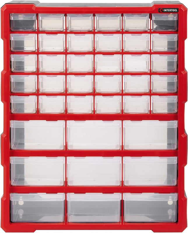 INTERTOOL Small Parts Organizer, 39 Removeable Drawers | BX08-4013