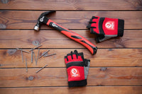 INTERTOOL Curved Claw Hammer, 1 lb., 12" Fiberglass Handle | HT08-0223