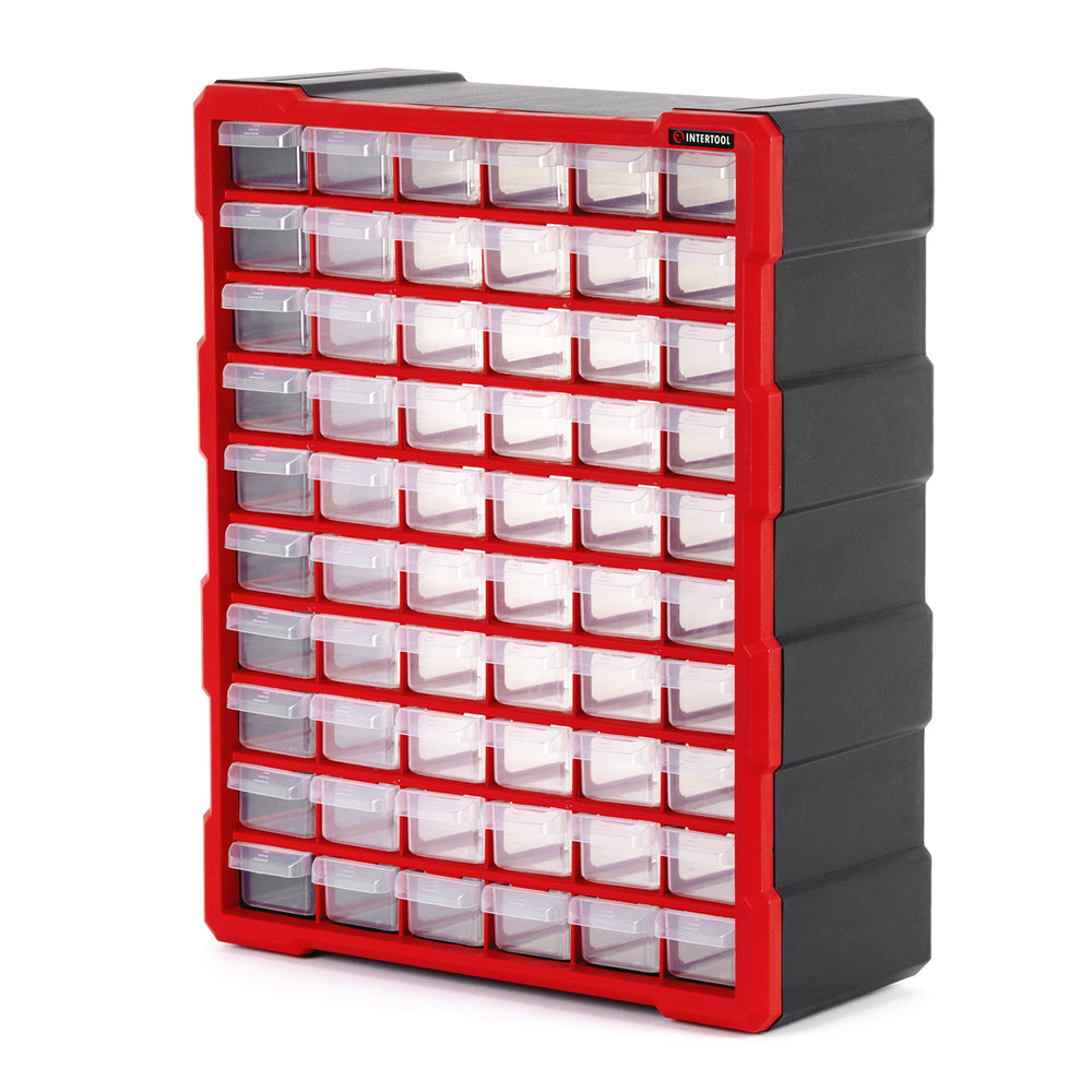 INTERTOOL Small Parts Organizer, 60 Removeable Drawers | BX08-4016