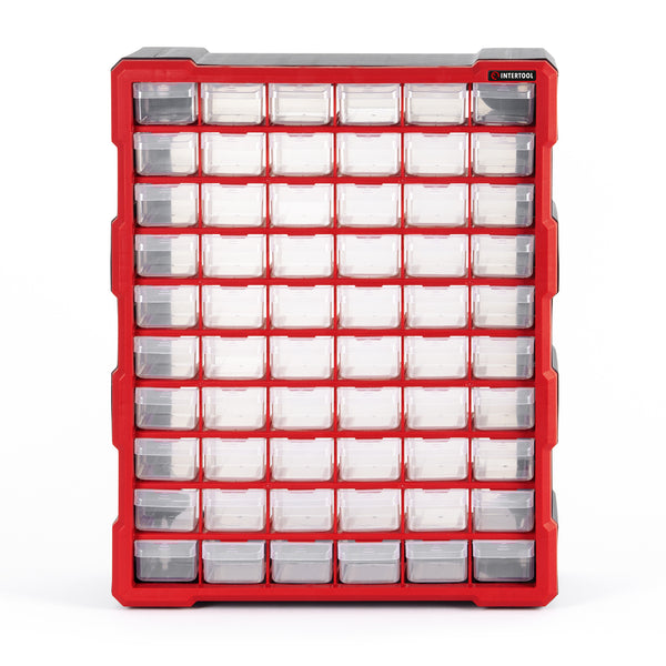 INTERTOOL Small Parts Organizer, 60 Removeable Drawers | BX08-4016