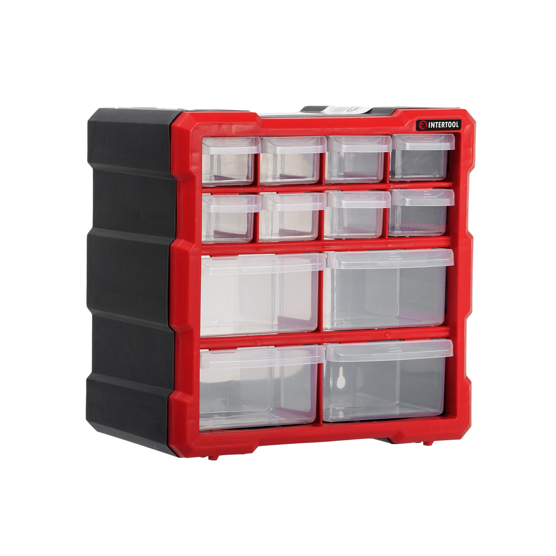 INTERTOOL 12-Drawer Storage Organizer – Small Cabinet for Hardware ...