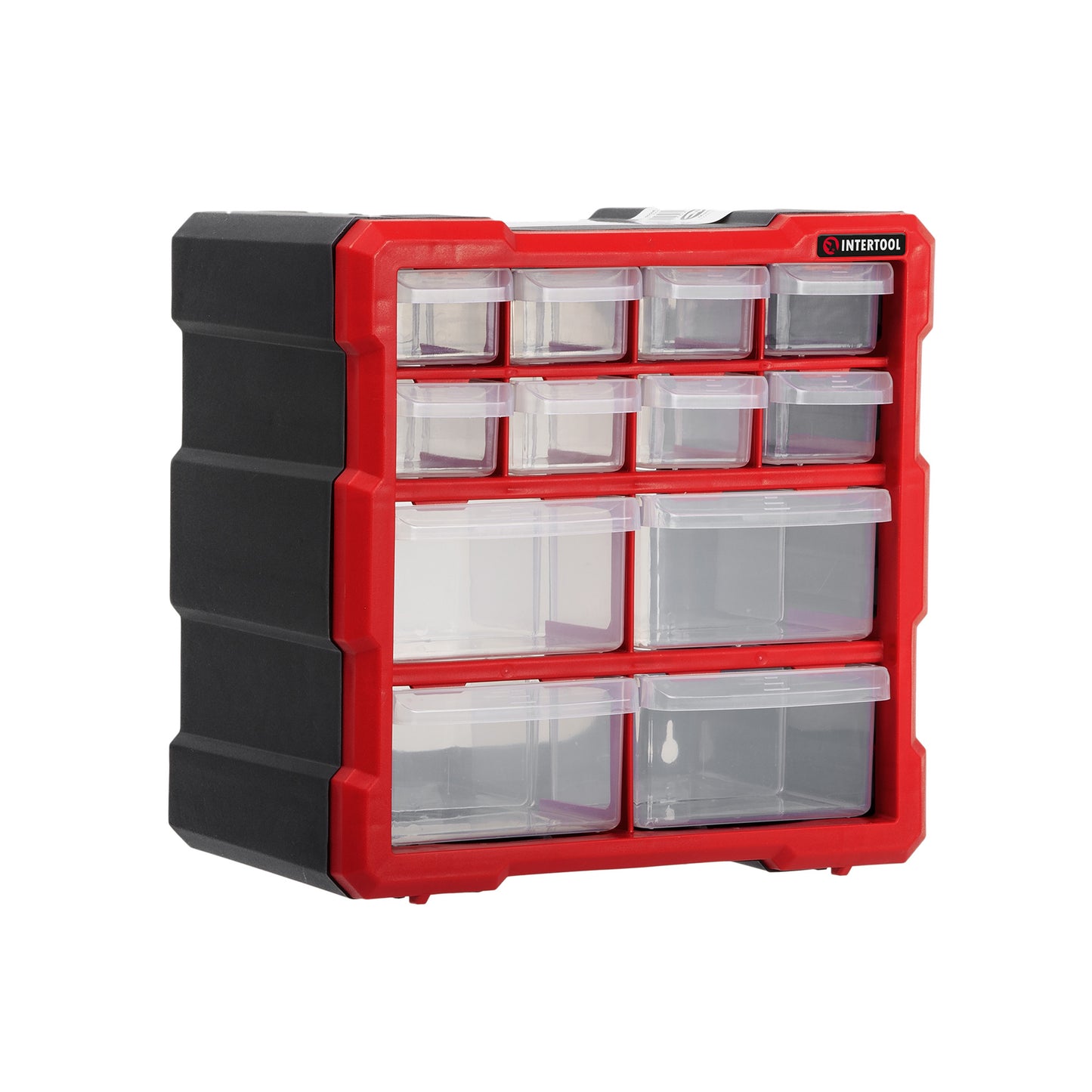 Organizador de almacenamiento pequeño INTERTOOL, gabinete de 12 cajones | BX08-4024