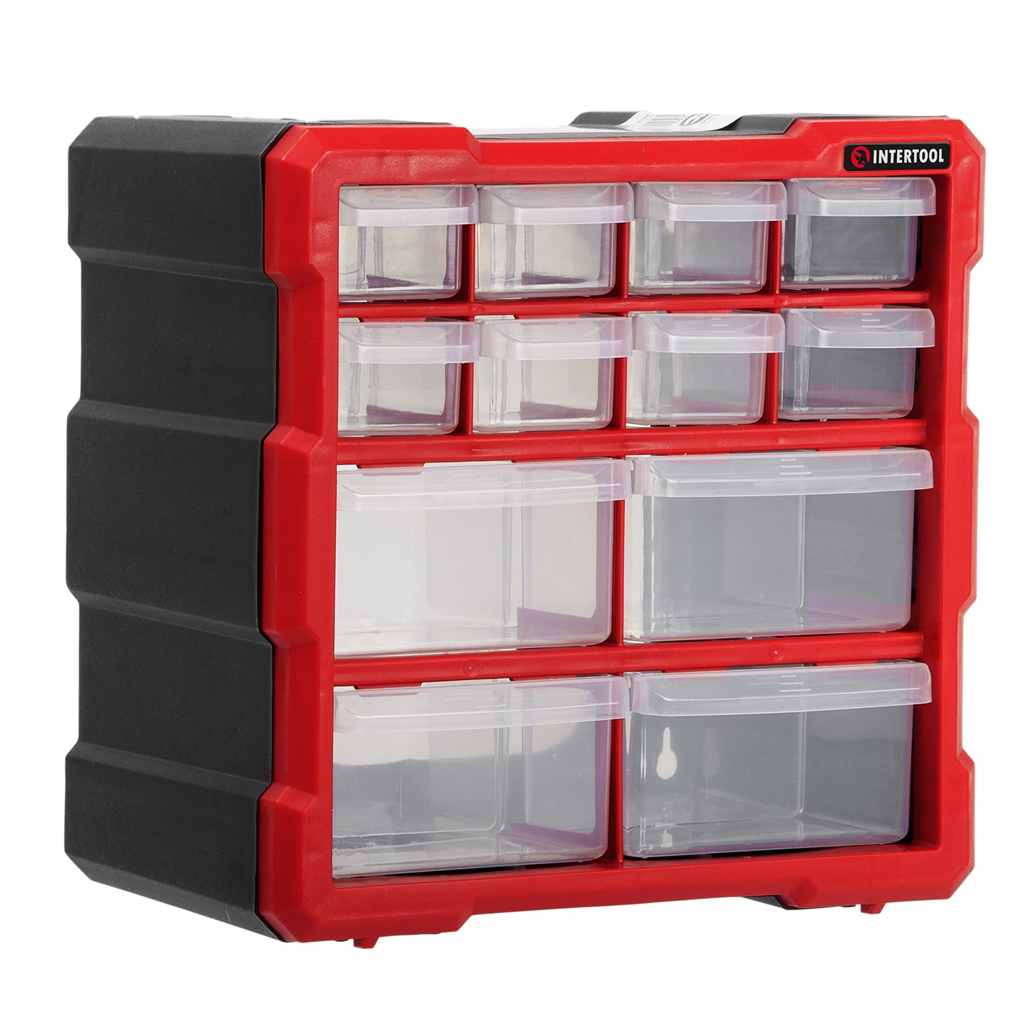INTERTOOL 12-Drawer Storage Organizer – Small Cabinet for Hardware ...