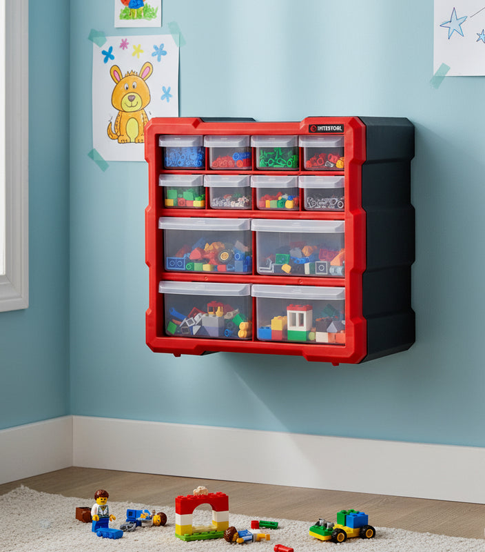 INTERTOOL 12-Compartment Small Storage Organizer | BX08-4024