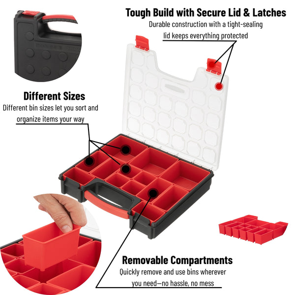 INTERTOOL 13-Compartment Toolbox | BX08-4031