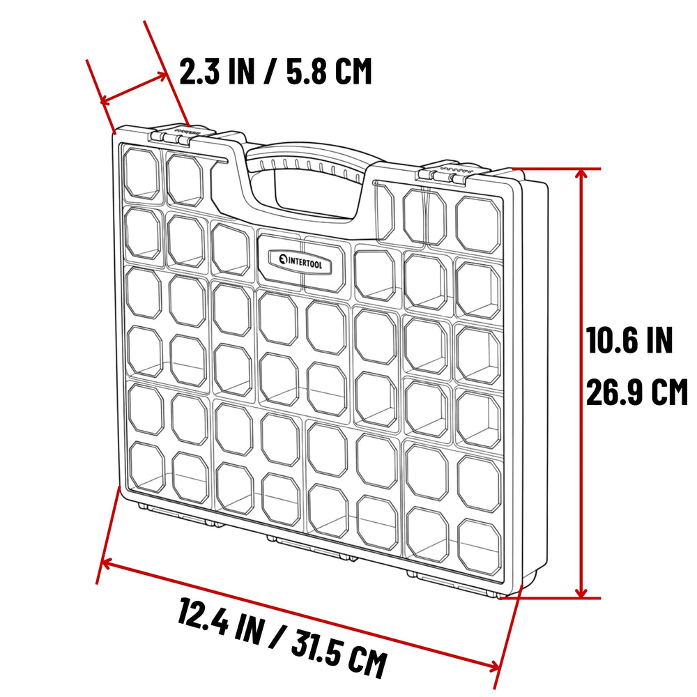 INTERTOOL 13-Compartment Toolbox | BX08-4031