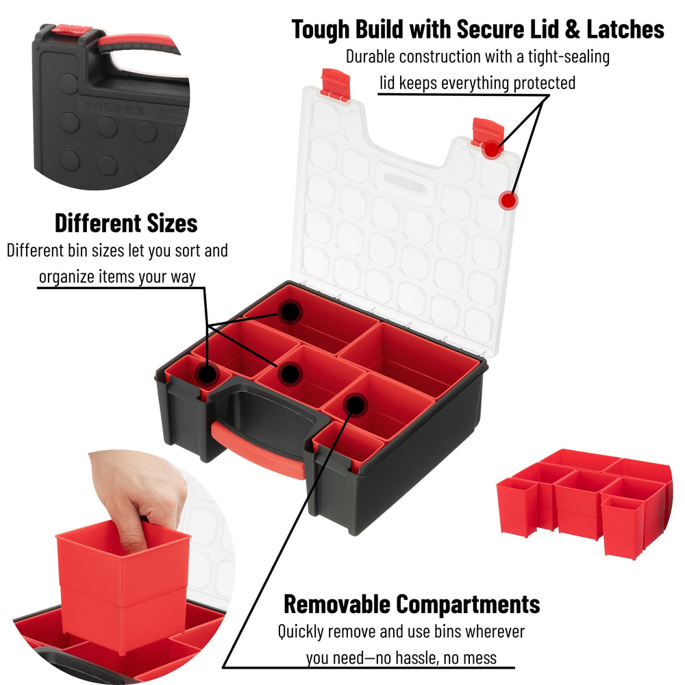 INTERTOOL 7-Compartment Toolbox | BX08-4032