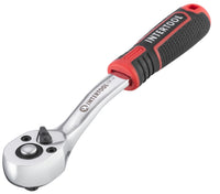 INTERTOOL 1/4" Drive Ratchet, 72-Teeth, Offset, 6" | ET08-8001