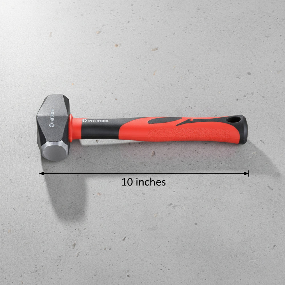 INTERTOOL 2lb Drilling Hammer | Fiberglass Handle | HT08-0236