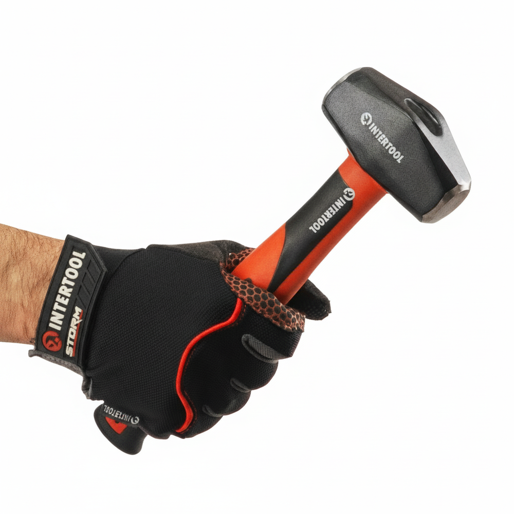 INTERTOOL 2lb Drilling Hammer | Fiberglass Handle | HT08-0236