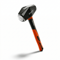 INTERTOOL 3 lb Drilling Hammer | 12” Fiberglass Handle | HT08-0246