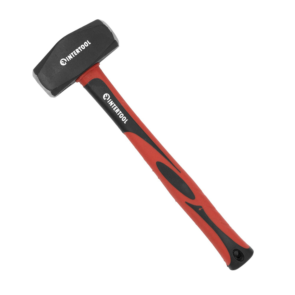 INTERTOOL 3 lb Drilling Hammer | 12” Fiberglass Handle | HT08-0246