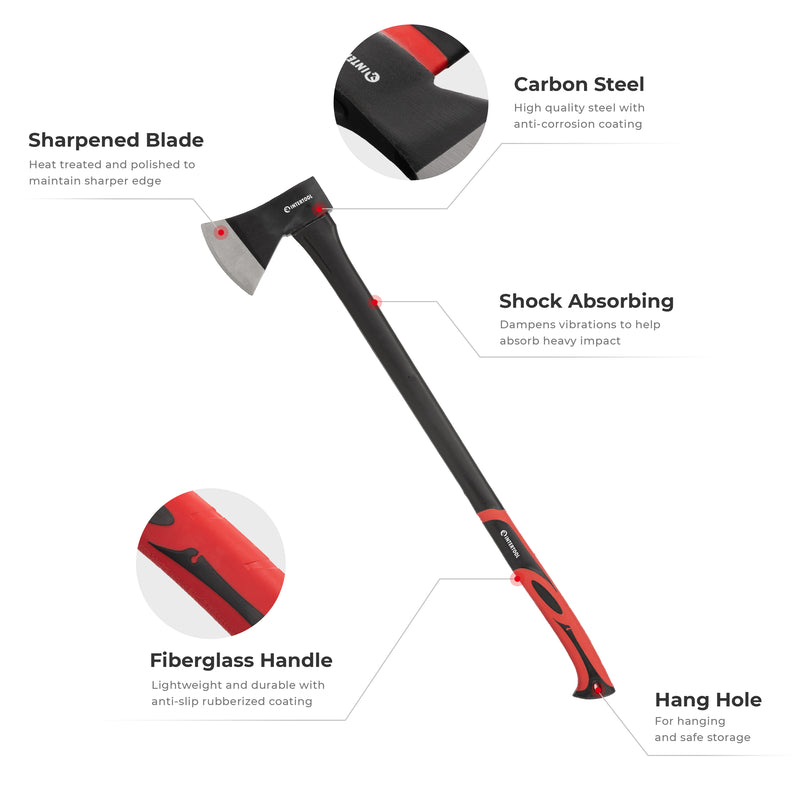 INTERTOOL 36” Chopping Axe | HT08-0264