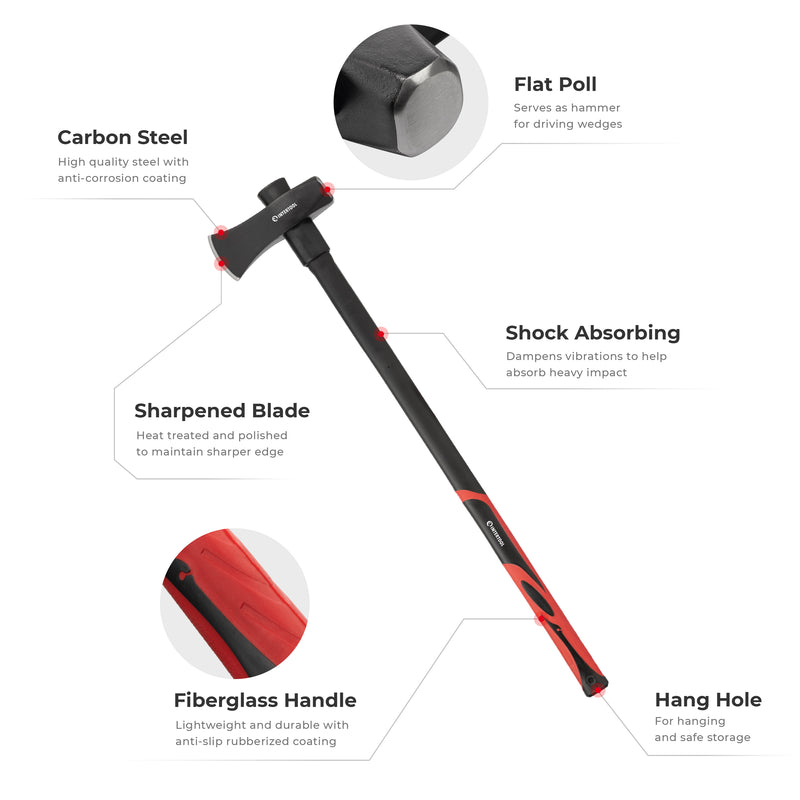 INTERTOOL 36" Splitting Maul 6 lbs | HT08-0273