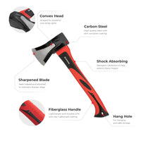 INTERTOOL 15" Splitting Hatchet | HT08-0274