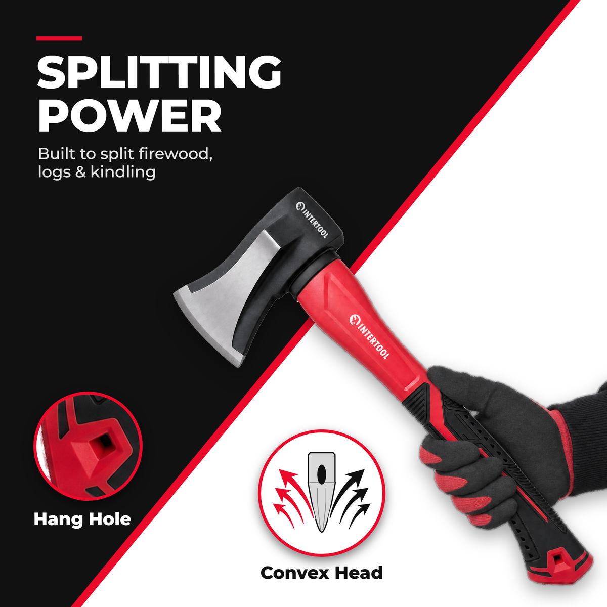 INTERTOOL 15" Splitting Hatchet | HT08-0274