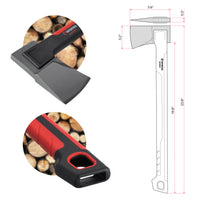 INTERTOOL 24" Mid-Size Chopping Axe, 3 lbs, STORM  | HT08-0293