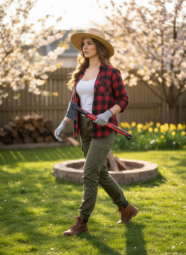 INTERTOOL 24" Mid-Size Chopping Axe, 3 lbs, STORM  | HT08-0293