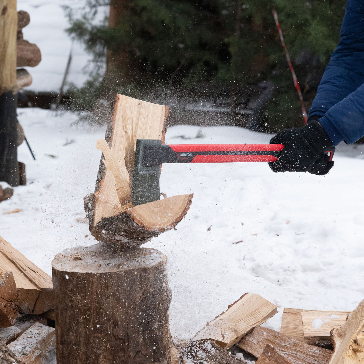 INTERTOOL 28" Chopping Axe, 3.5 lbs, STORM | HT08-0296