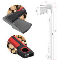 INTERTOOL 28" Splitting Axe, 4 lbs, STORM | HT08-0297
