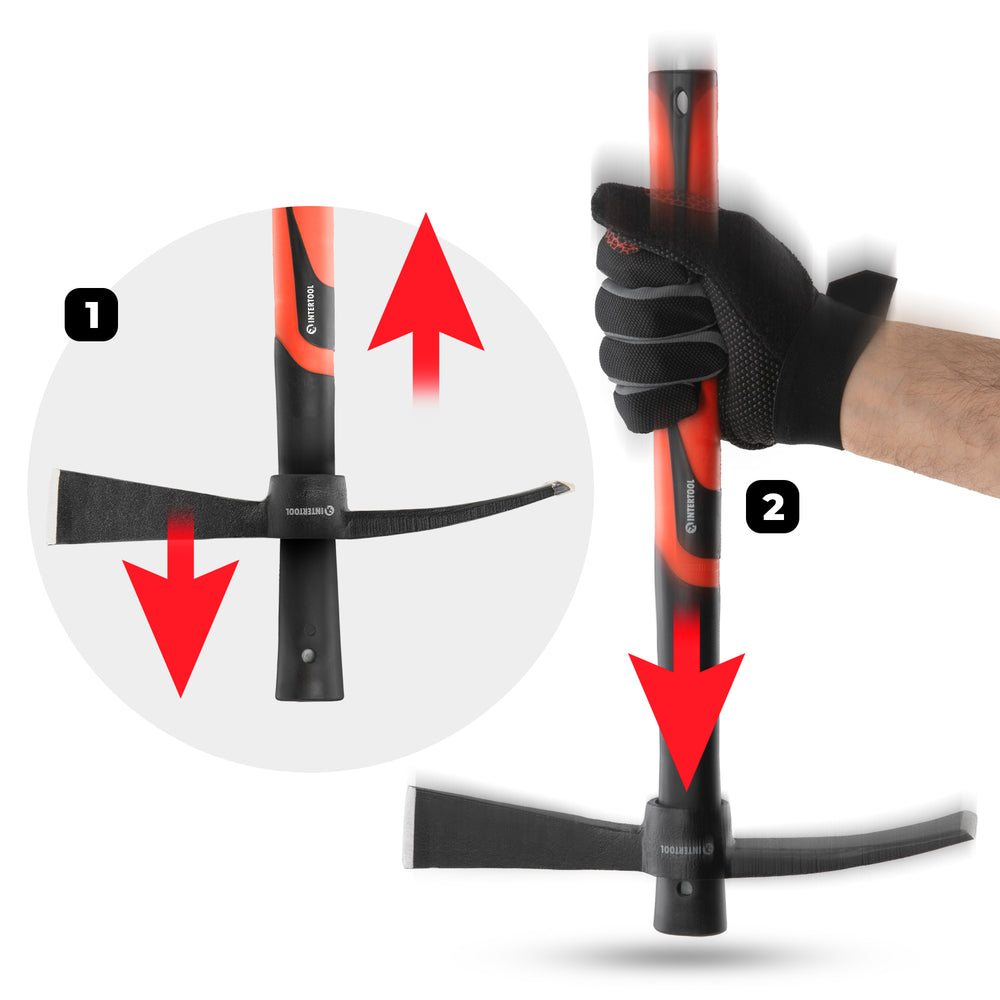 INTERTOOL Small Cutter Mattock 1.5 lb | HT08-0304