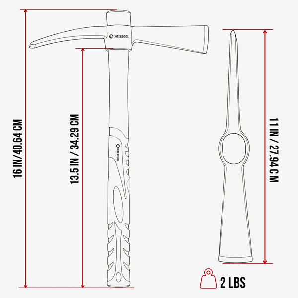 INTERTOOL Small Cutter Mattock 1.5 lb | HT08-0304