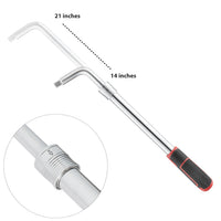 INTERTOOL 1/2" Drive Telescoping Lug Wrench, 17/19mm Socket | HT08-1600