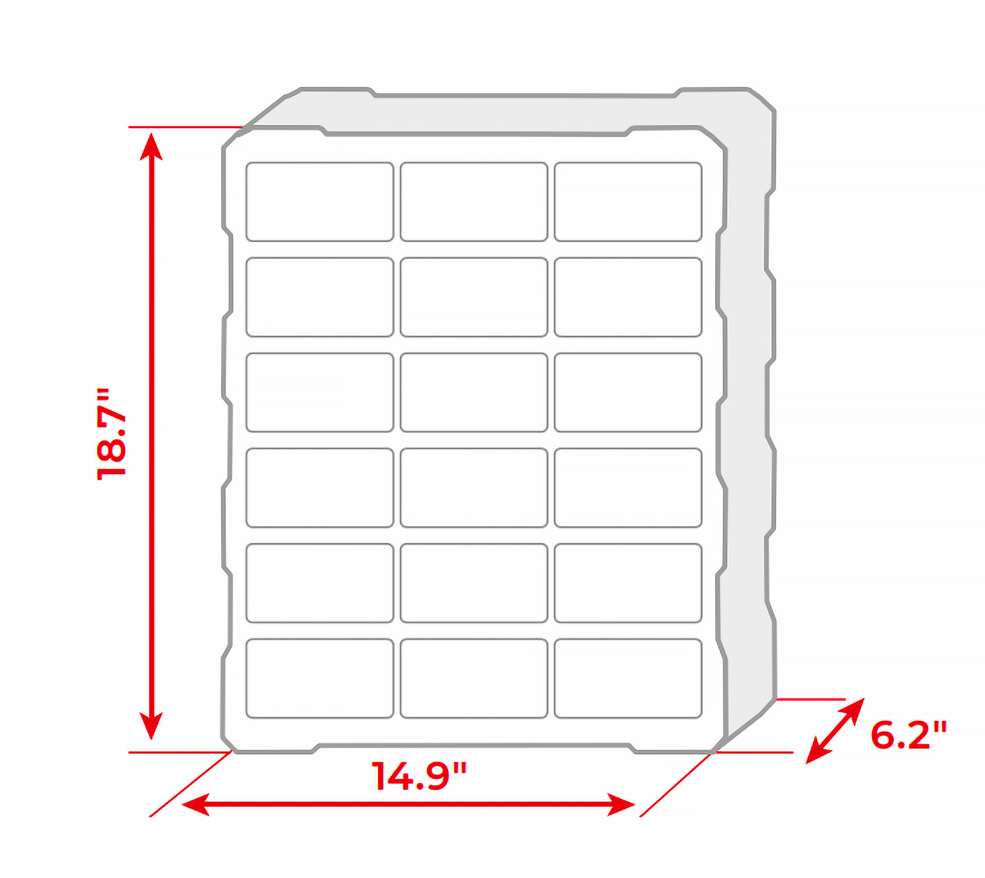 INTERTOOL 39-Drawer Storage Organizer – Small Parts & Hardware Cabinet ...