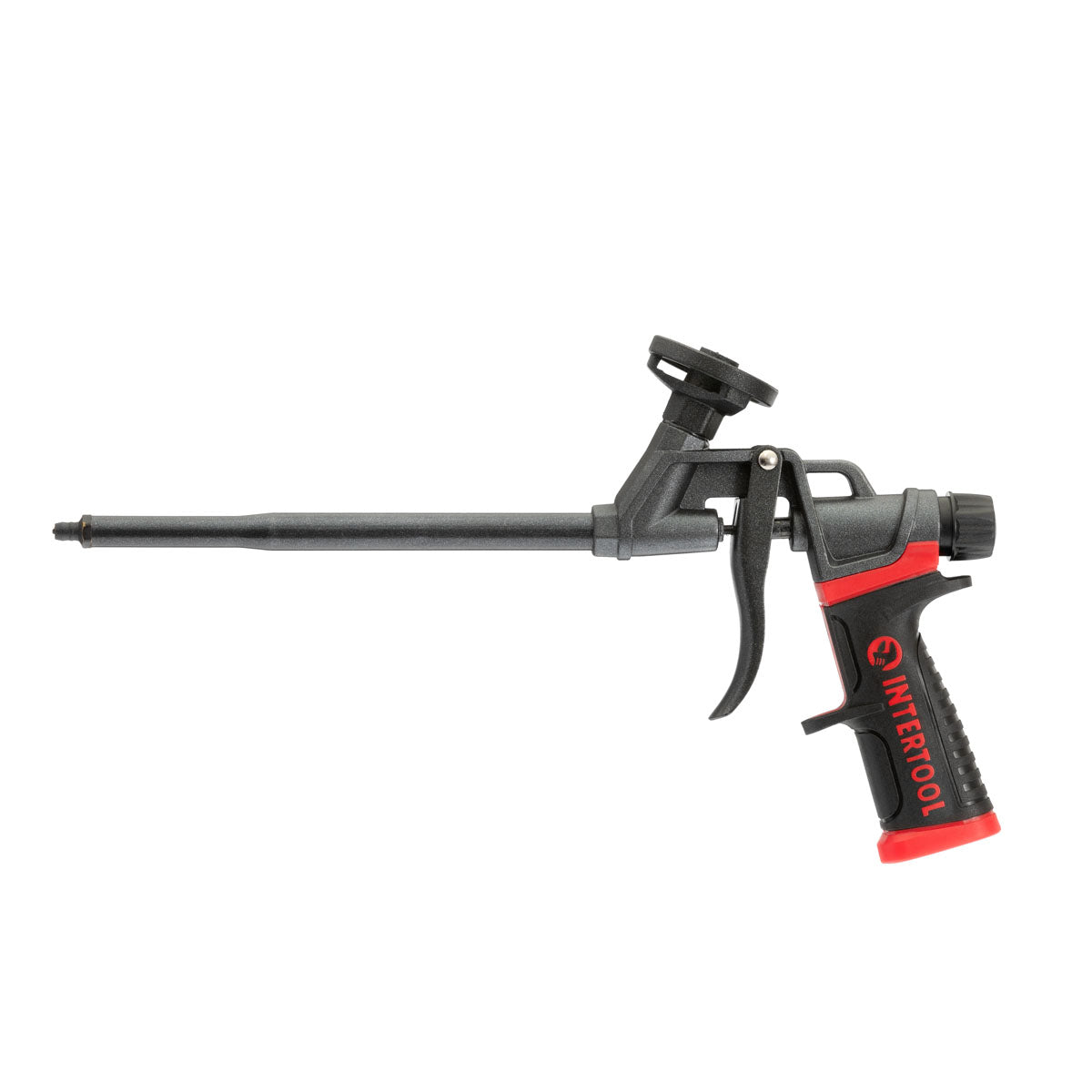 Pistola de espuma en aerosol INTERTOOL, aislante de sellador, revestimiento completo de teflón y mango profesional | PT08-0610