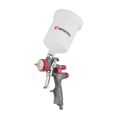 INTERTOOL LVLP Spray Gun - 1.4 mm Nozzle, 600 cc Cup, Easy to Use & Clean, Ideal for Car Paint and DIY Projects | PT08-0144