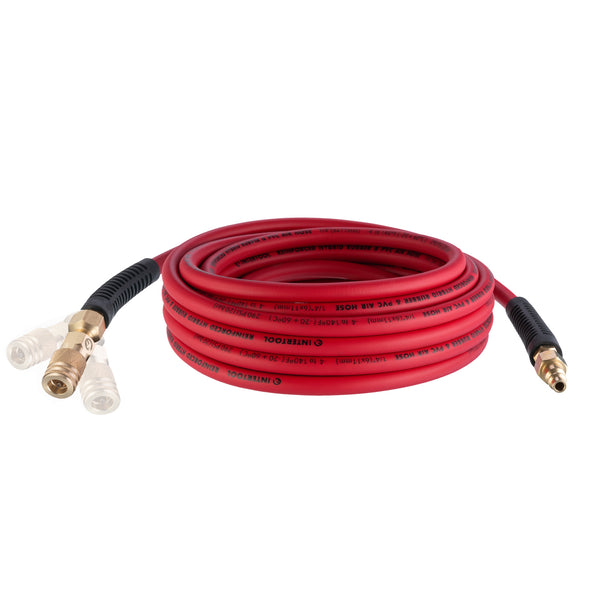 INTERTOOL 1/4” x 25 ft. Hybrid Air Hose | PT08-1761